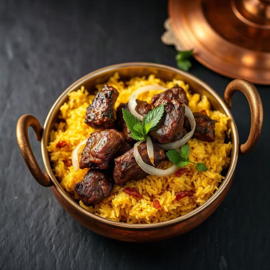 Boneless Goat Biryani